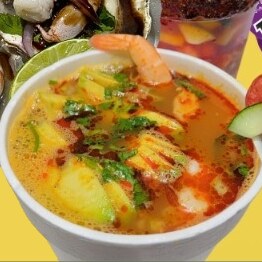 Ramen de mariscos de Kame House
